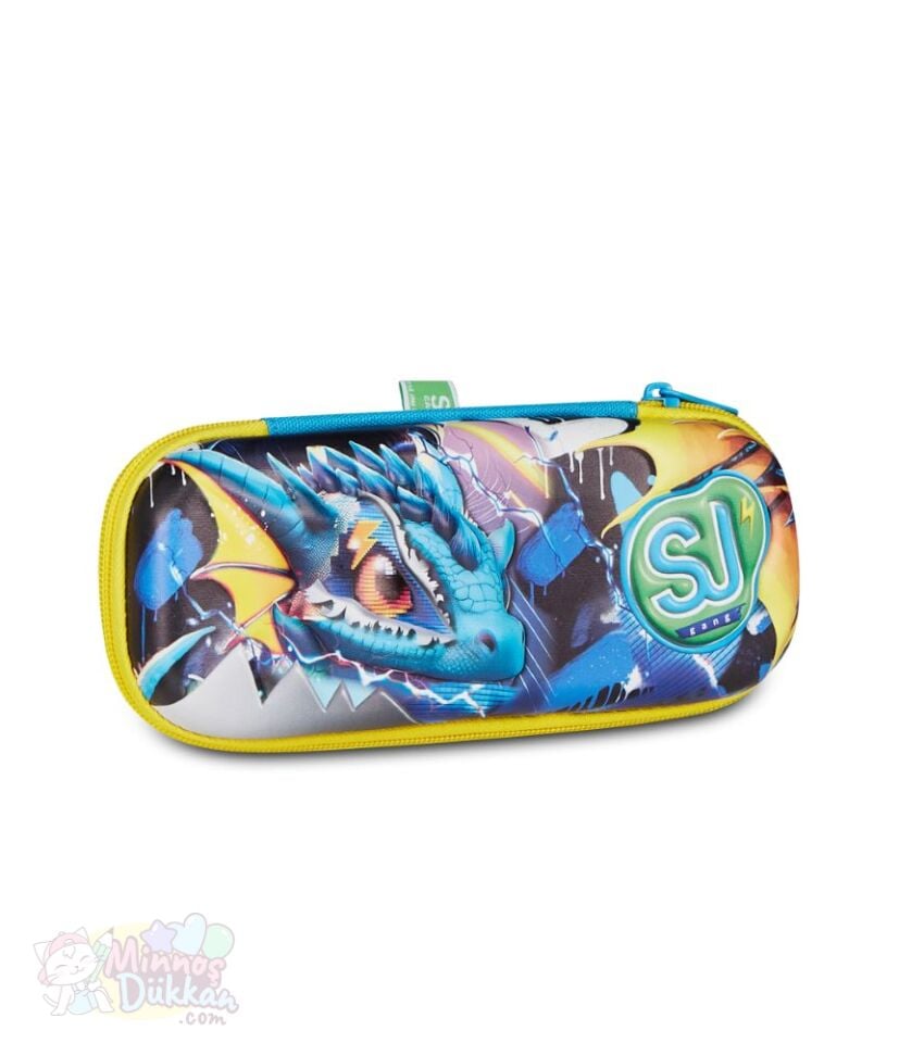 Sj Gang Metal Dragon 3D Erkek Kalem Çantası