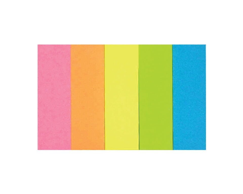 Notyaz 5li Neon Renkli Ayraç