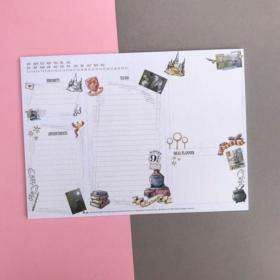 Harry Potter 27.5x20 Renkli Planlayıcı