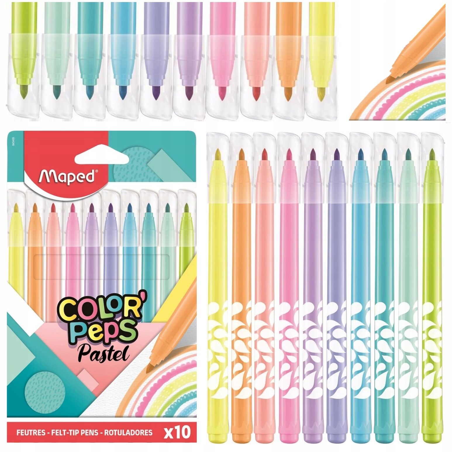 Maped Color Peps Pastel Keçeli Kalem 12li
