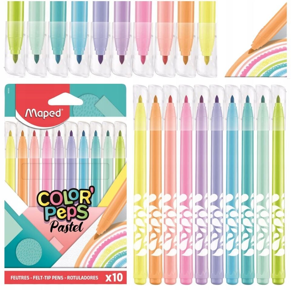 Maped Color Peps Pastel Keçeli Kalem 12li