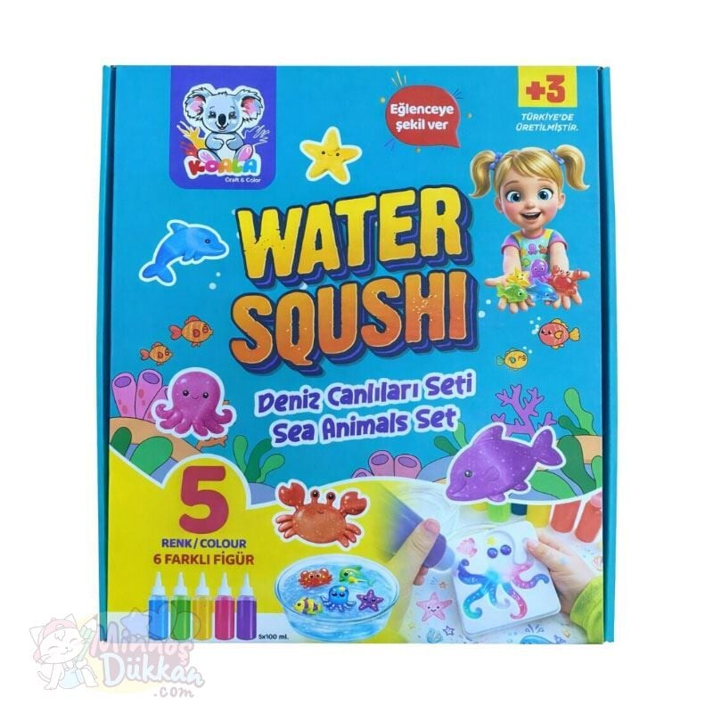Koala Water Squishy Deniz Canlıları Seti