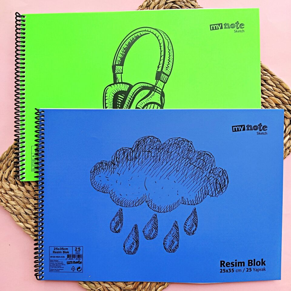 Mynote 25x35 cm 25 Yaprak Resim Blok
