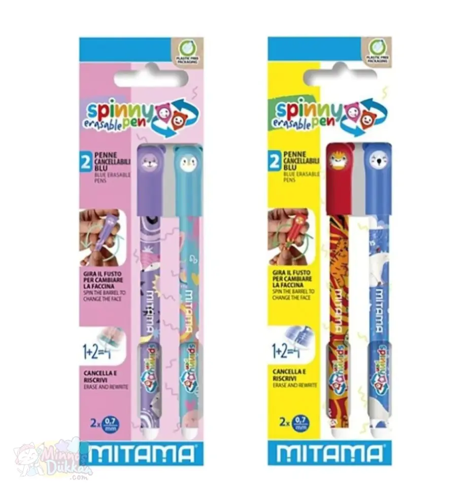 Mitama Spinny 2li Silinebilir Jel Kalem - Seyahat