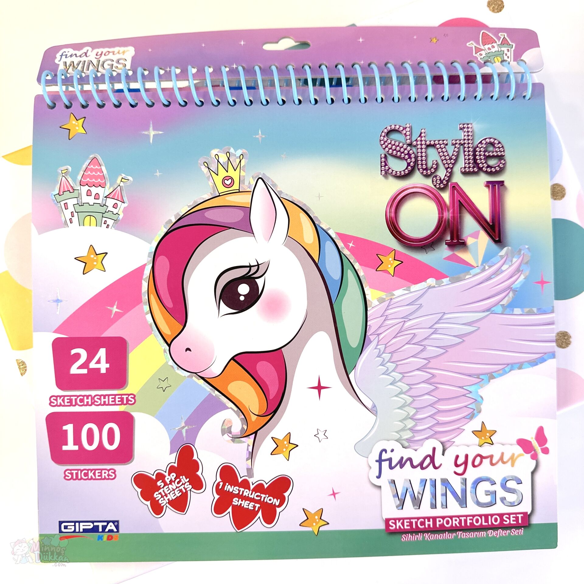 Style On Find Your Wings Sketch Pad