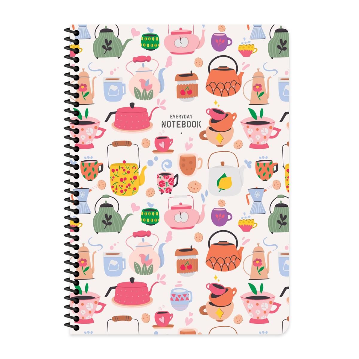 Everyday Notebook Kareli Defter 80 Yaprak 16.5x22.5 - Coffee