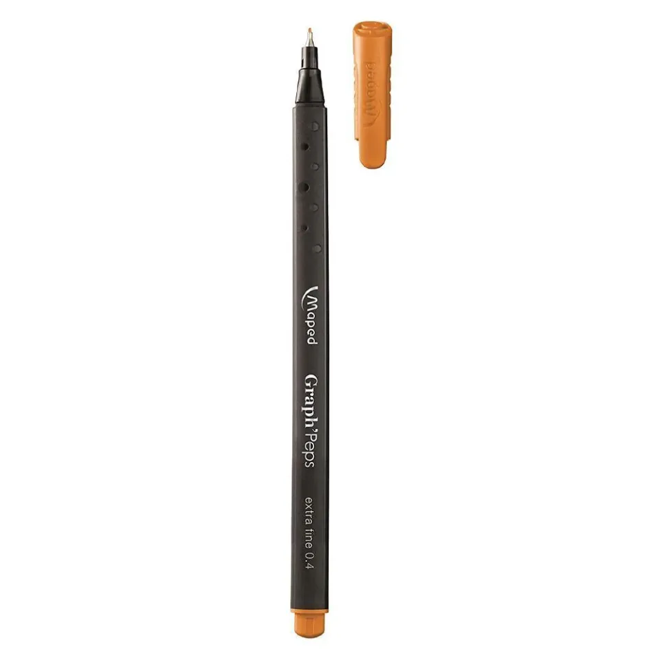 Maped Graph Peps Fineliner - 13 Açık Kahve Hardal