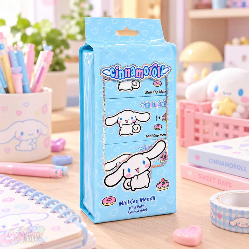 Cinnamoroll 8li Paket Islak Mendil