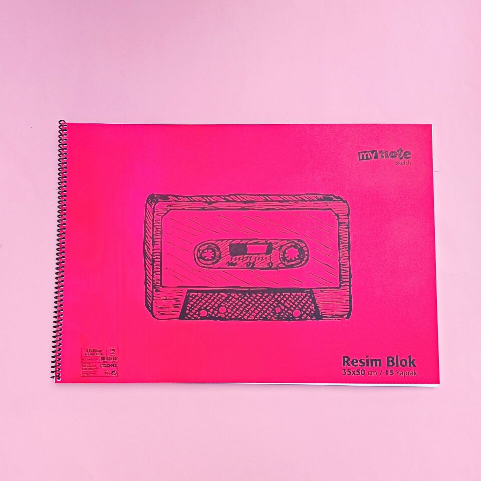 Mynote 35x50 cm 15 Yaprak Resim Blok