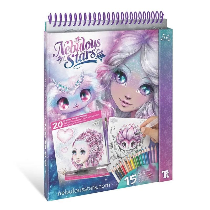 Nebulous Stars Watercoloring Book Set