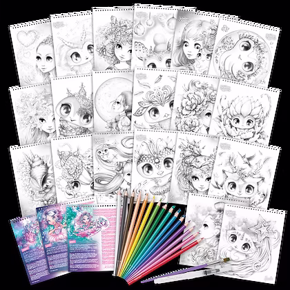 Nebulous Stars Watercoloring Book Set