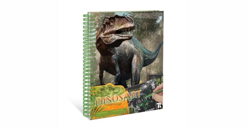 Nebulous Stars Dinosart ScratchSketck Book Kazımalı