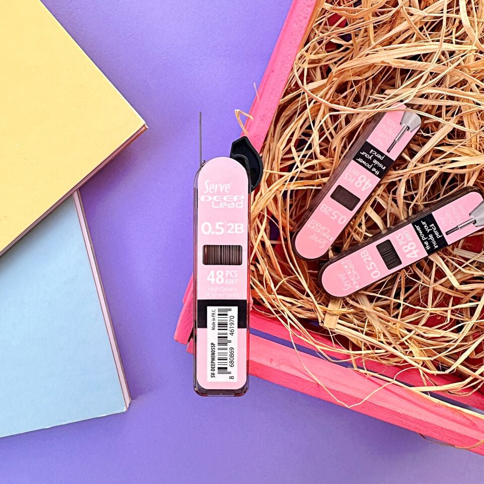 Serve 0.5 Uç 2B Pembe 48li