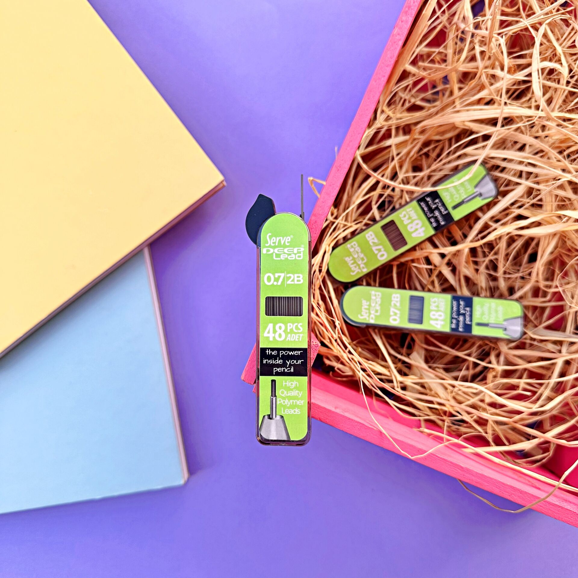 Serve 0.7 Uç 2B Açık Yeşil 48li