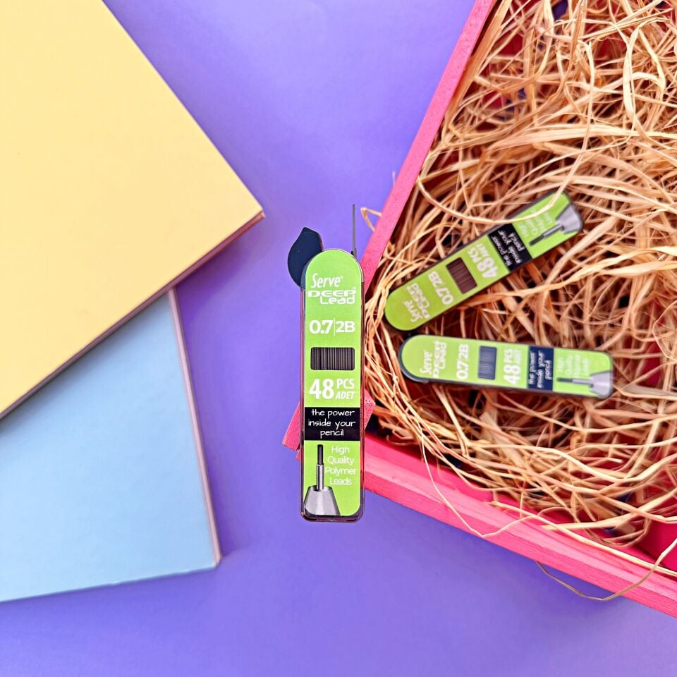 Serve 0.7 Uç 2B Açık Yeşil 48li