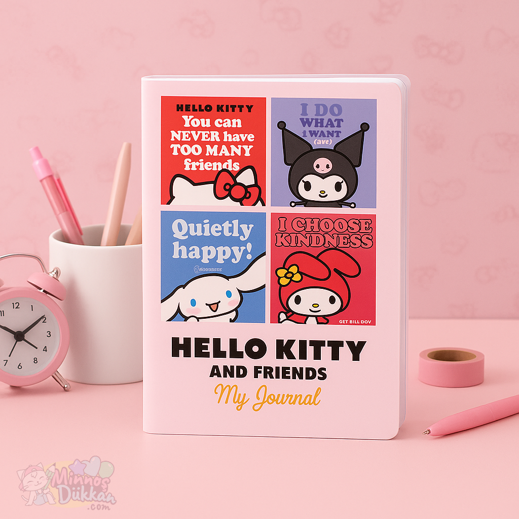 VJ Hello Kitty Mini Journal A6 128 Sayfa - 3