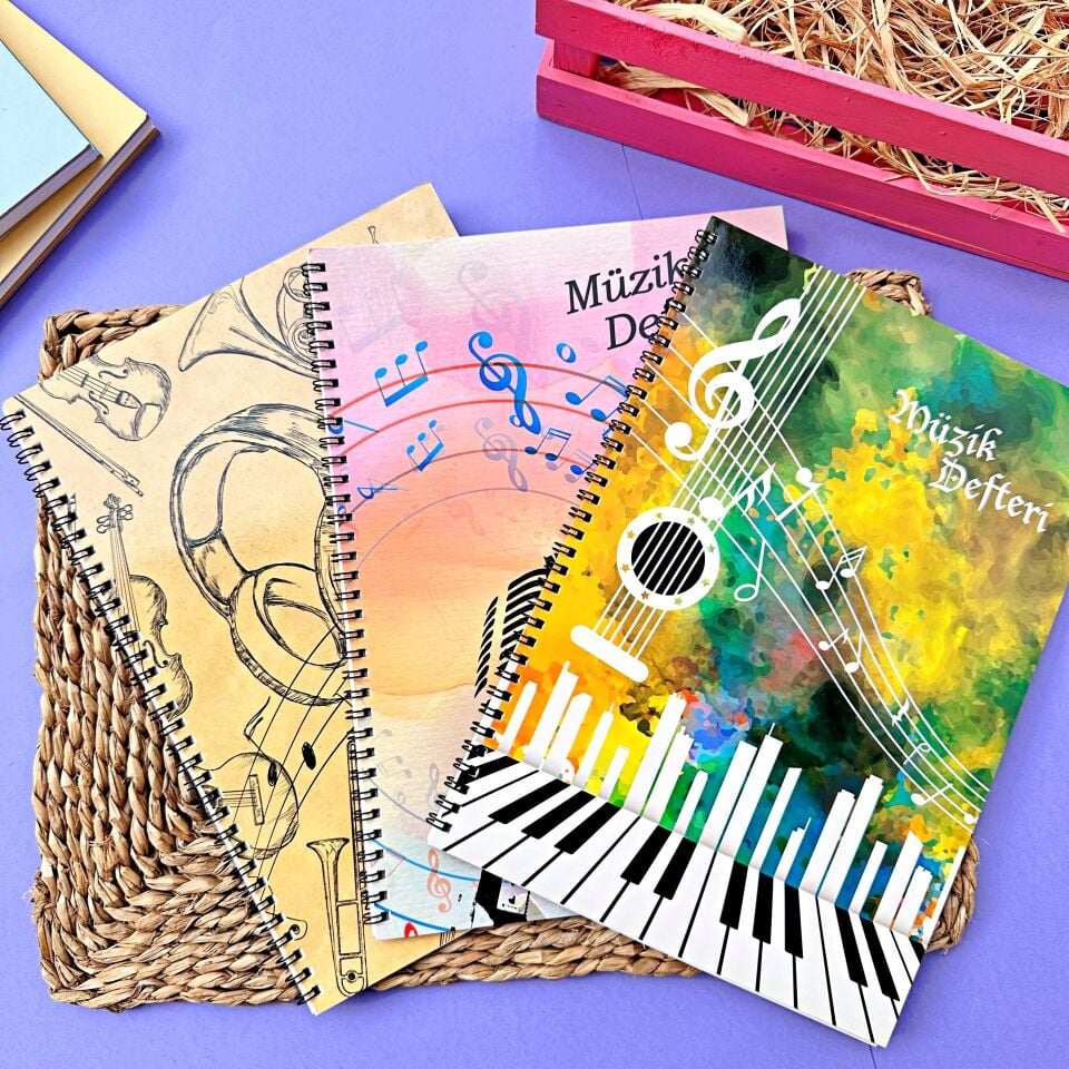 Keskin Color Müzik Defteri Spiralli 40 Yaprak -A4