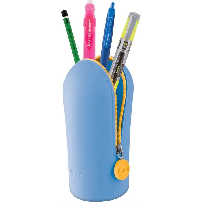 Serve Hoop Vakumlu Kalem Çantası - Gök Mavi