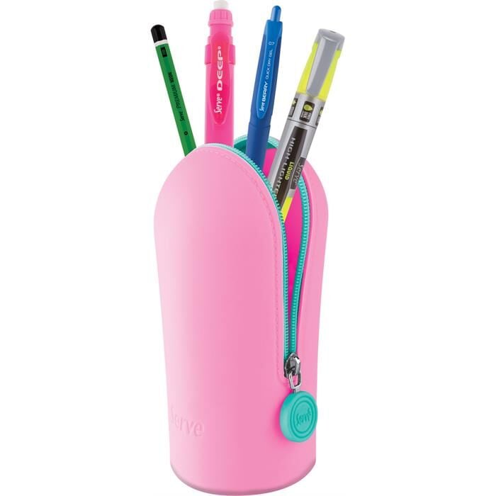 Serve Hoop Vakumlu Kalem Çantası - Pembe