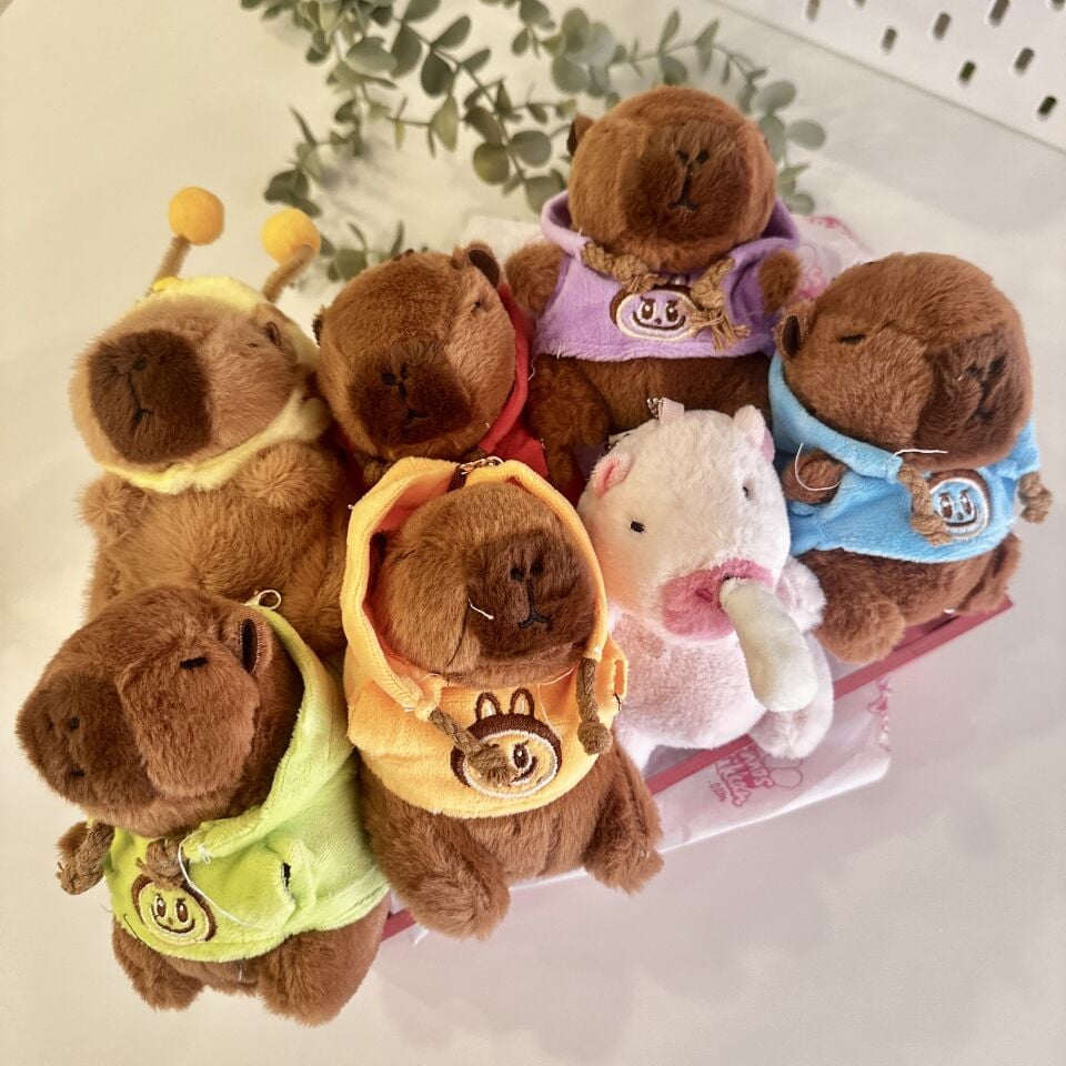 Capybara Peluş Oyuncak Anahtarlık