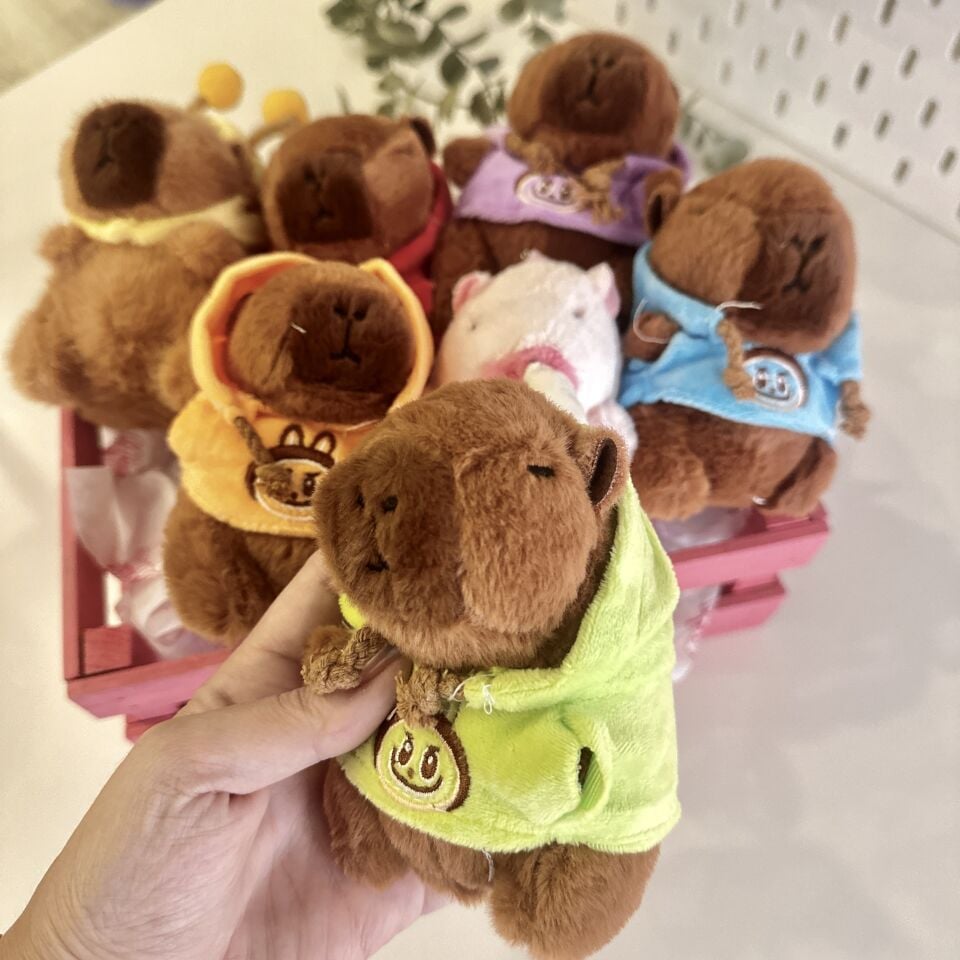 Capybara Peluş Oyuncak Anahtarlık