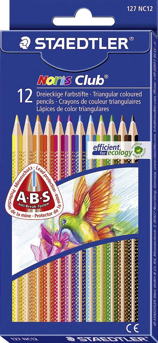 Staedtler Noris 12 Renk Desenli Kuru Boya