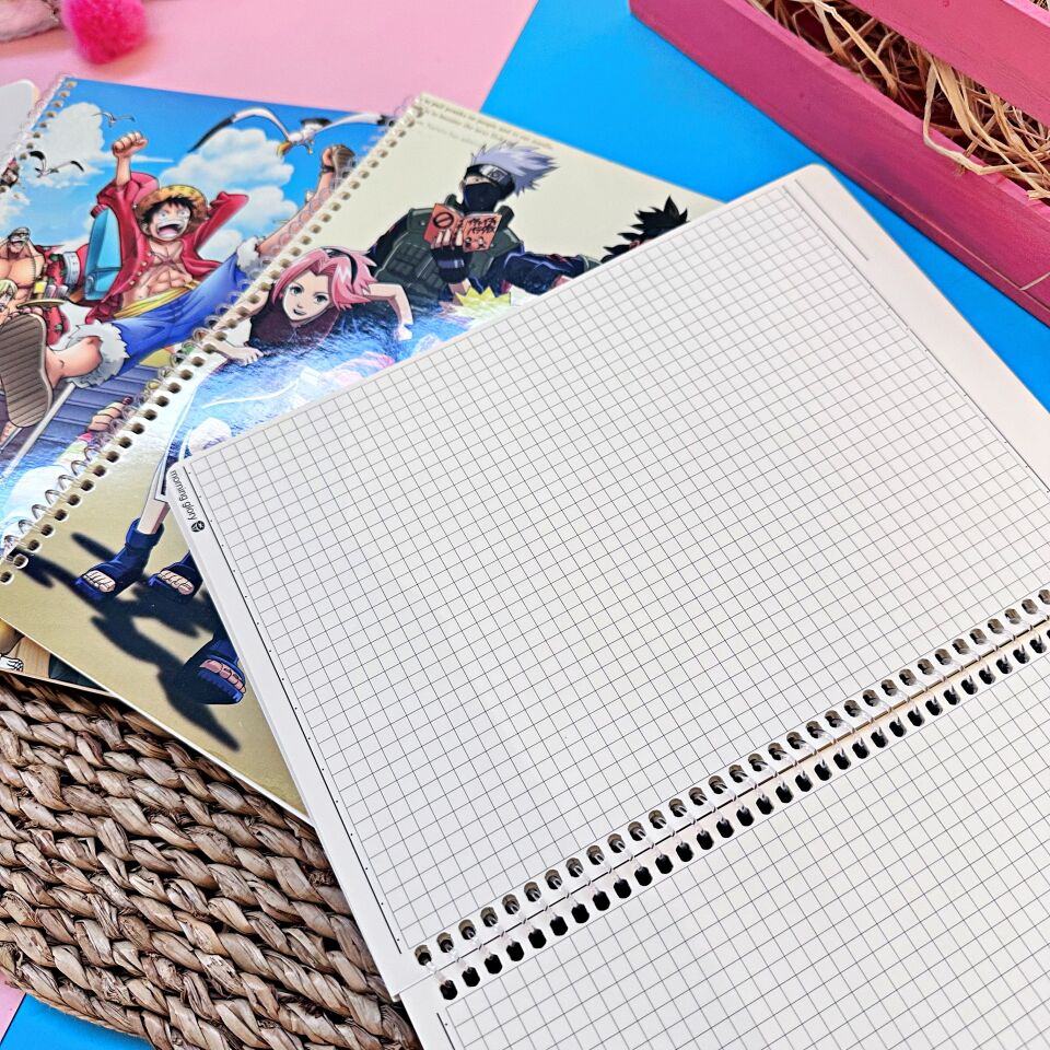 One Piece Kareli Spiralli Defter