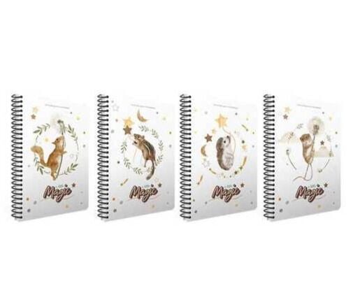 A Little Magic Kalın Kapak 120 Yaprak Kareli Defter 17x24 cm