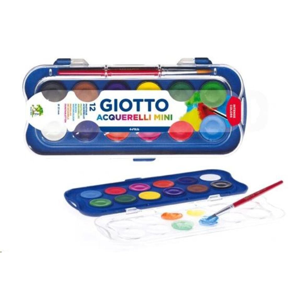 Giotto Acquerelli Mini 12 Renk Suluboya