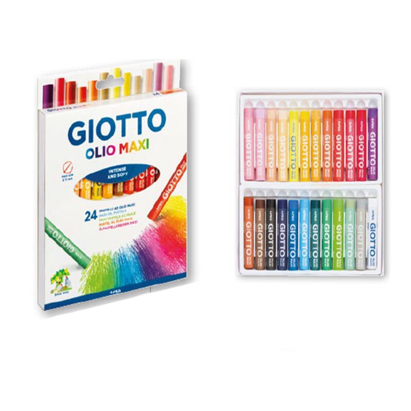Giotto Olio Maxi Pastel Boya 24 Renk