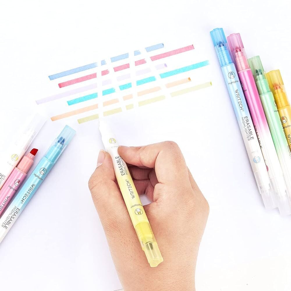 Writech Silinebilir Fosforlu Kalem - Yellow