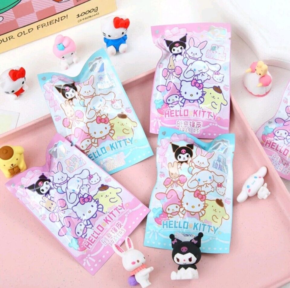 Sanrio Karakterler Sürpriz Silgi