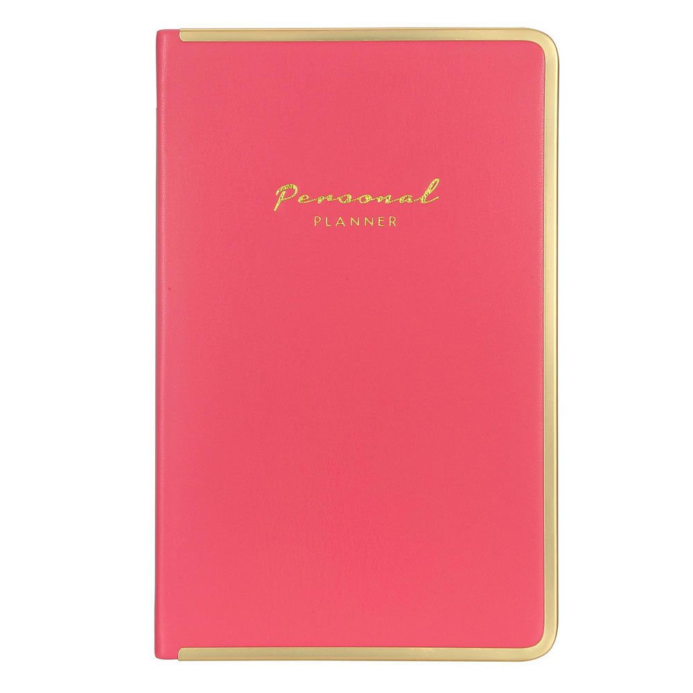 VJ Monaco Vegan Defter 13x21 - 96 Yaprak Çizgili - Nar Rengi