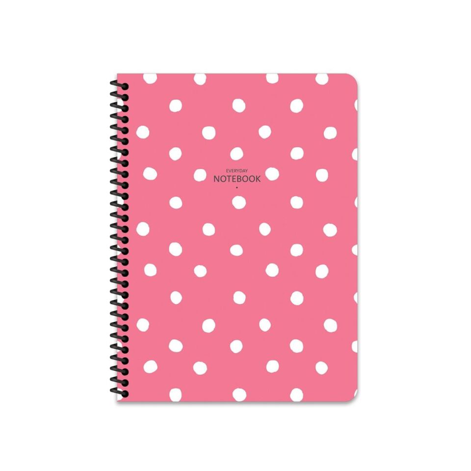 Everyday Notebook 16.5x22,5 Kareli Defter 80 Yaprak  - Puantiye