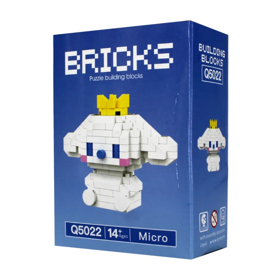 Bricks Kutulu Yapım Seti - Cinnamoroll Beyaz Taçlı