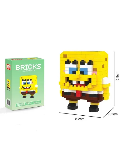 Bricks Kutulu Yapım Seti - Sünger Bob
