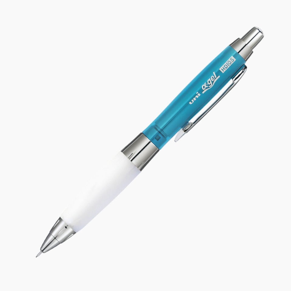 Uniball Shaka alfa-gel 0.5 mm Mekanik Kurşun Kalem Açık Mavi