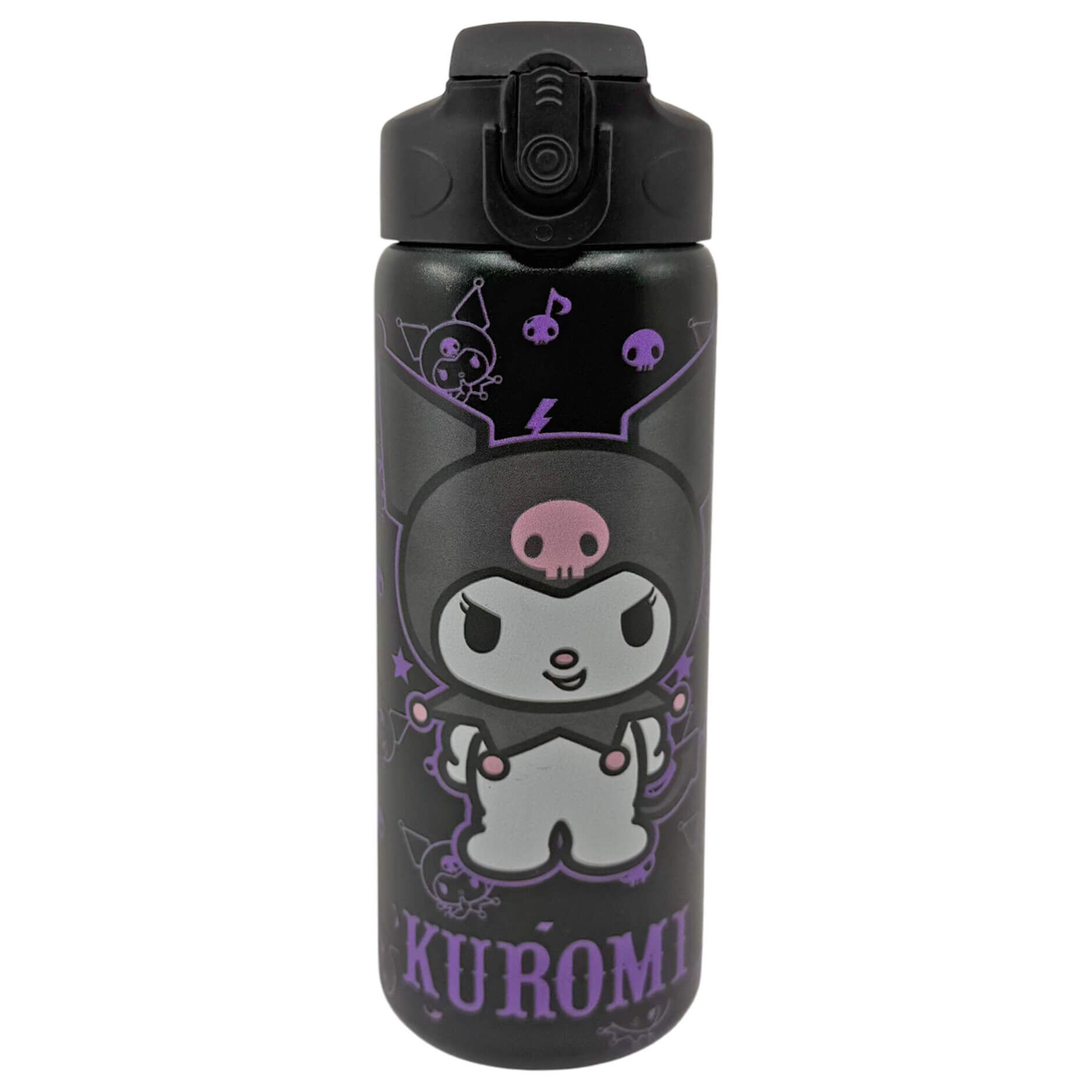 Kuromi Çelik Matara Siyah 600 Ml