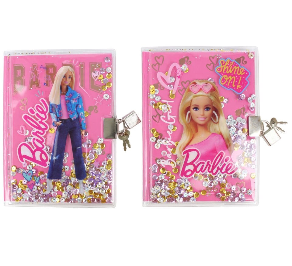 Barbie Pullu Kilitli Hatıra Defteri