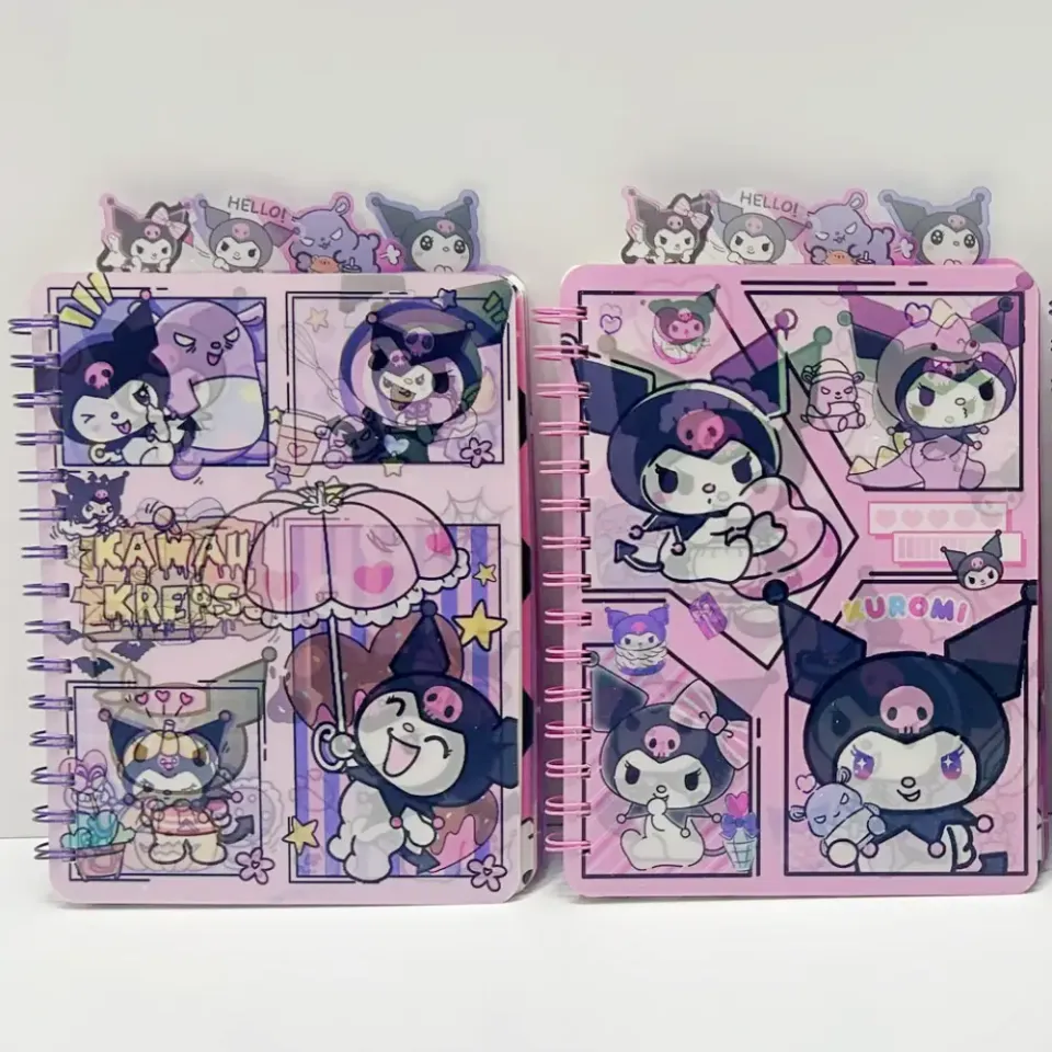 Hologramlı Ayraçlı Defter - Kuromi