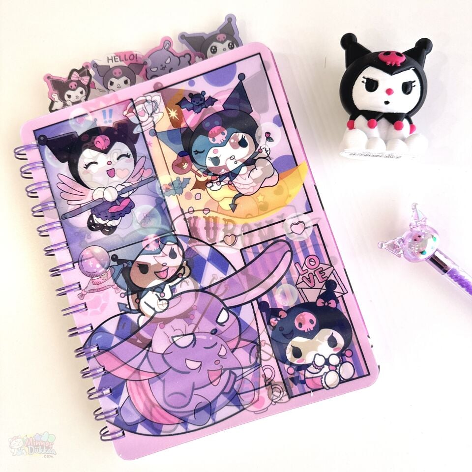 Hologramlı Ayraçlı Defter - Kuromi