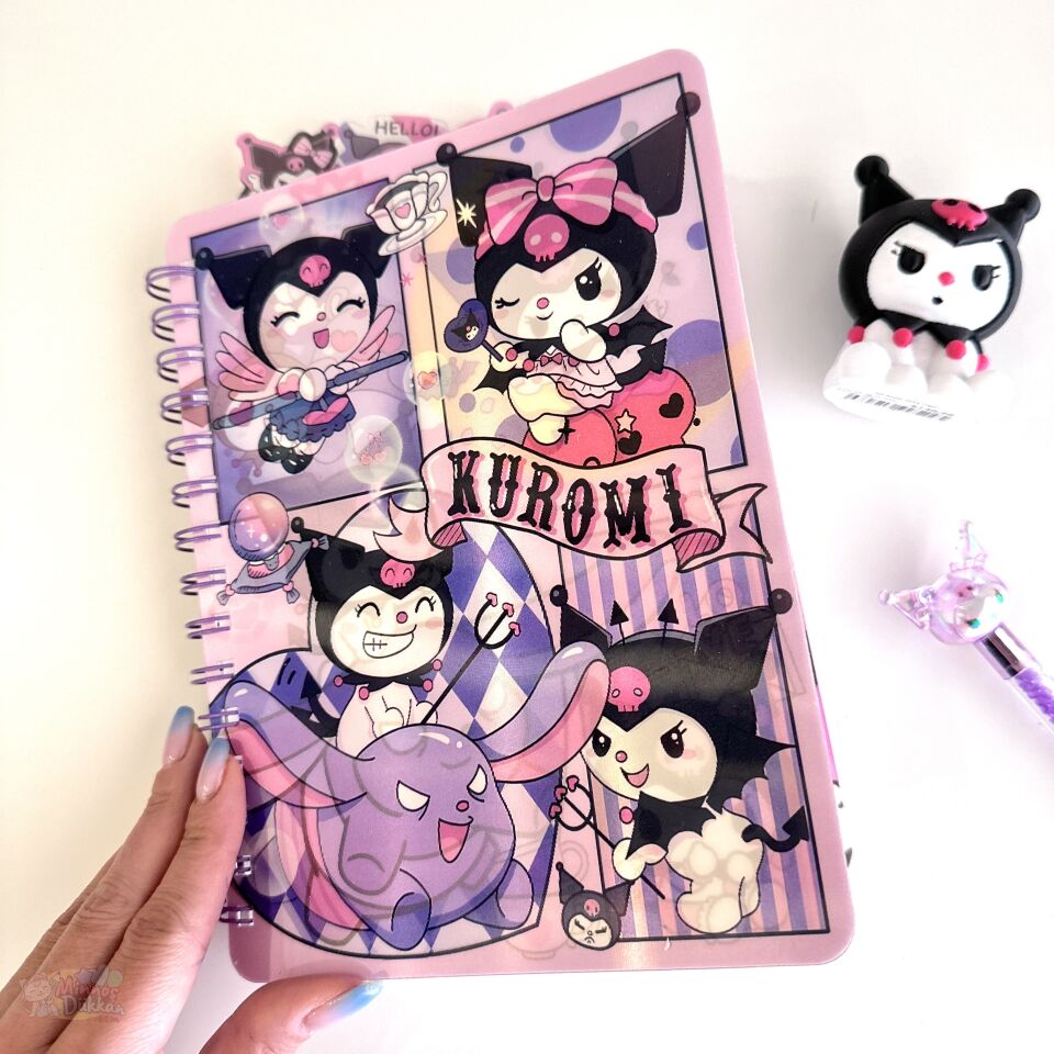 Hologramlı Ayraçlı Defter - Kuromi