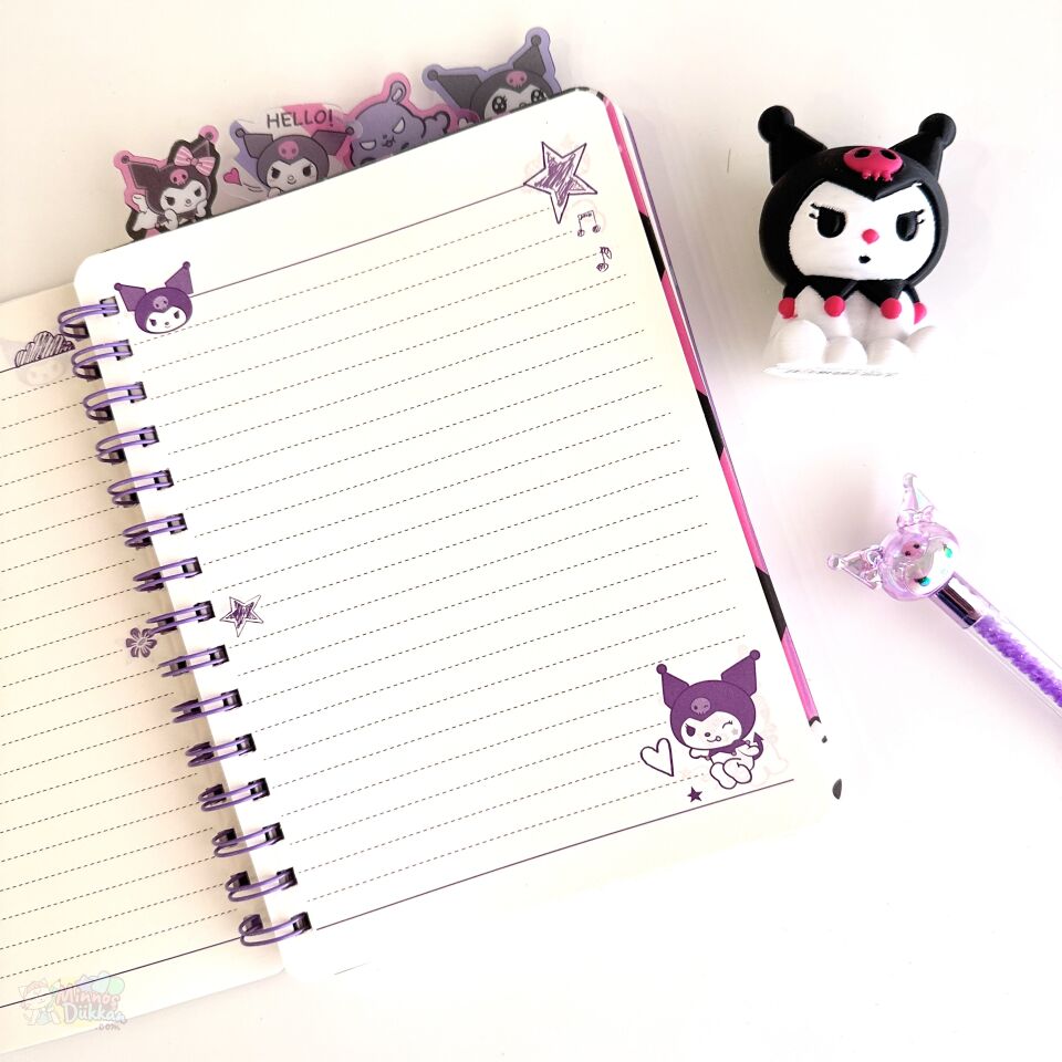 Hologramlı Ayraçlı Defter - Kuromi