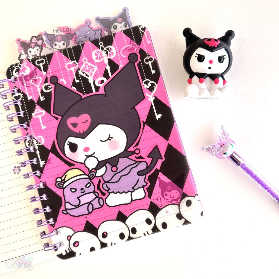 Hologramlı Ayraçlı Defter - Kuromi