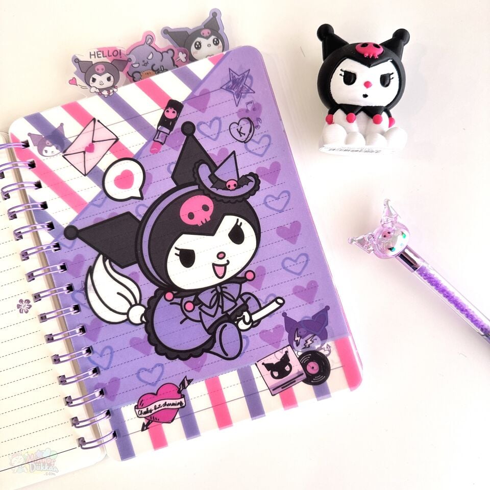 Hologramlı Ayraçlı Defter - Kuromi