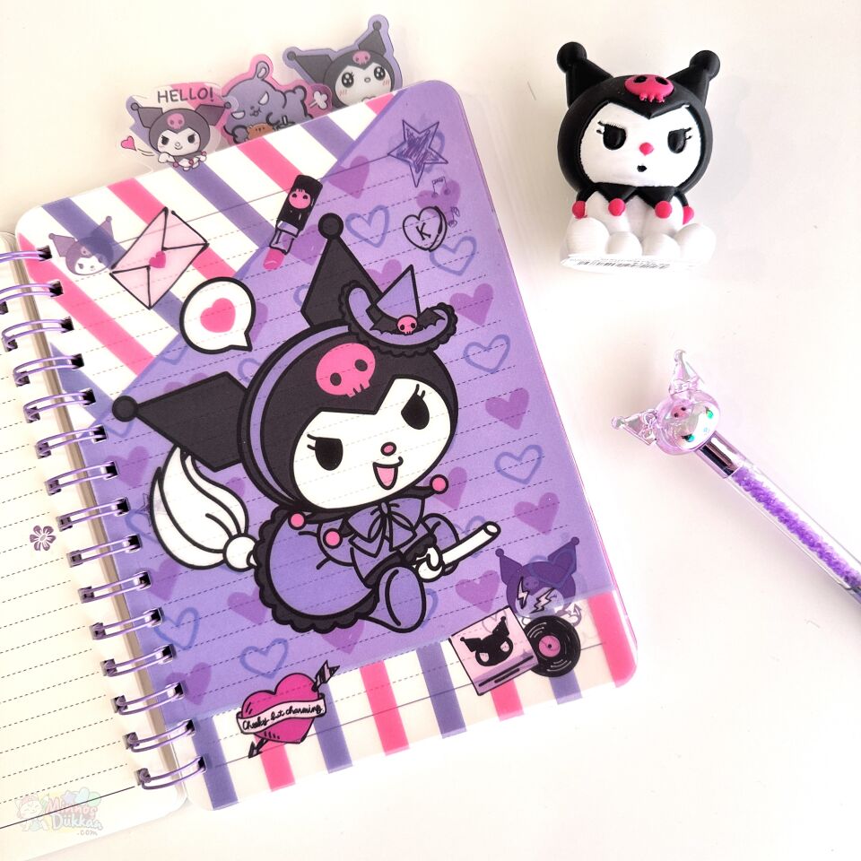 Hologramlı Ayraçlı Defter - Kuromi