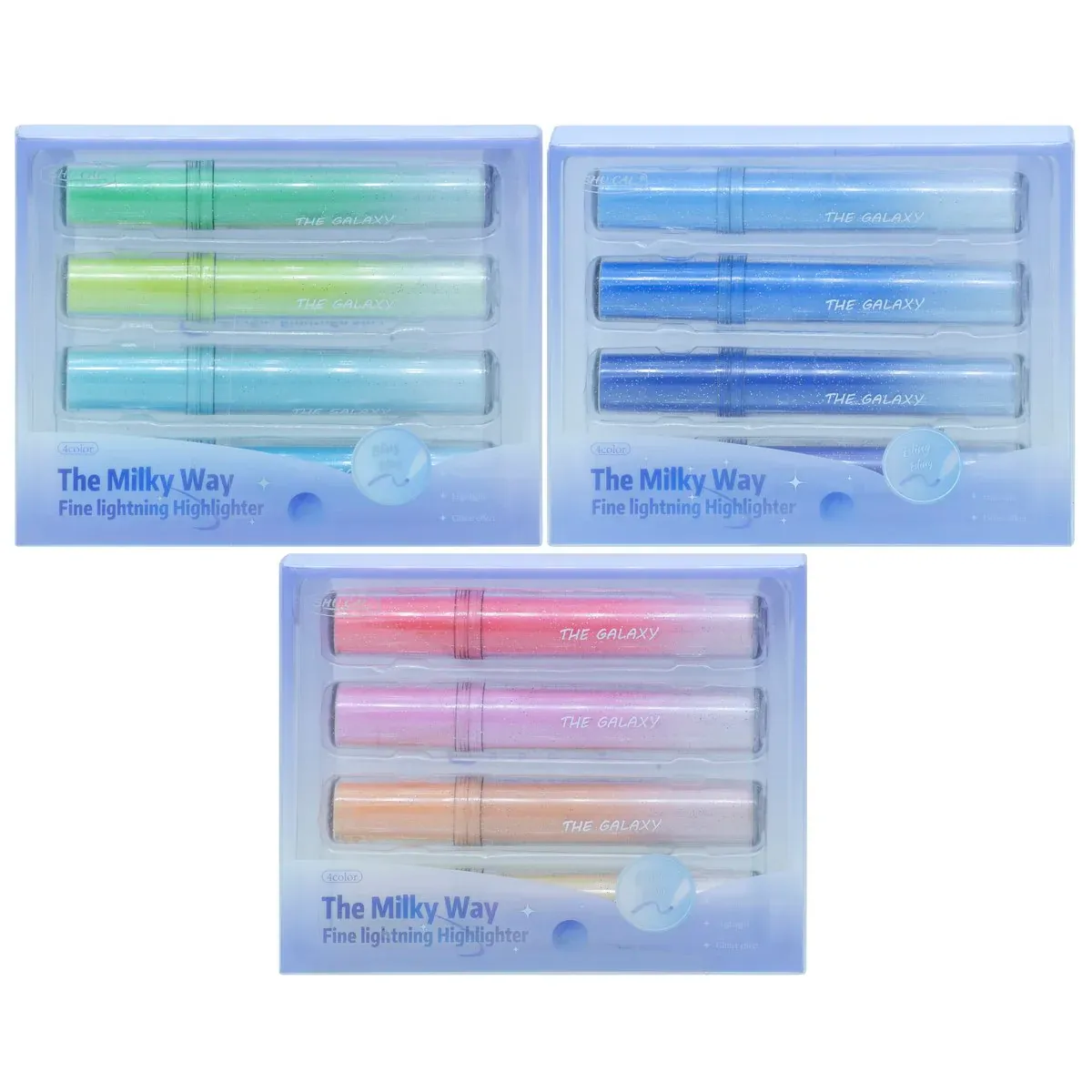 Milk WAy Fosforlu Kalem 4'lü