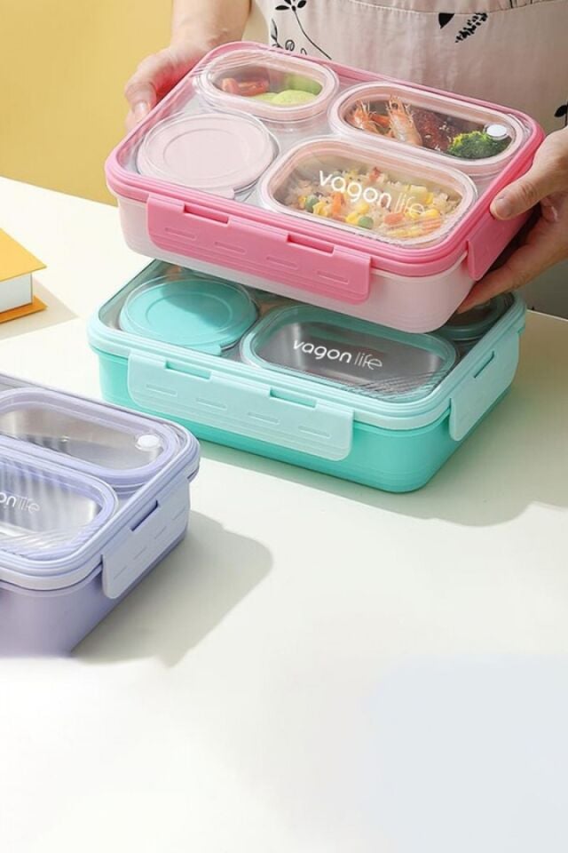 Vagon Life Çelik Lunchbox Beslenme Kutusu VGN7097