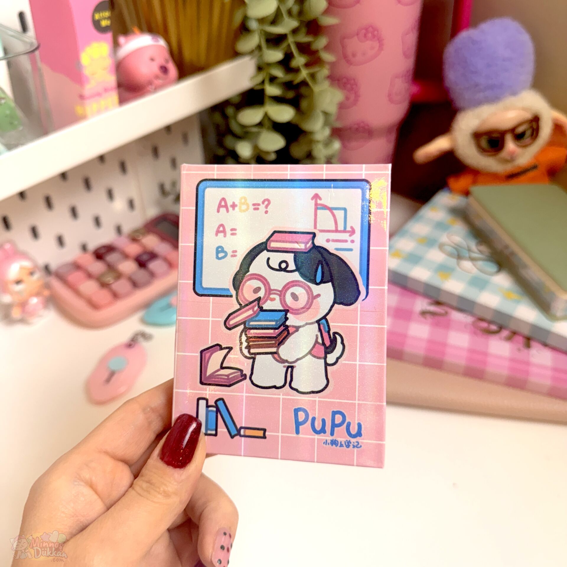 Pupu Parıltılı Not Defteri