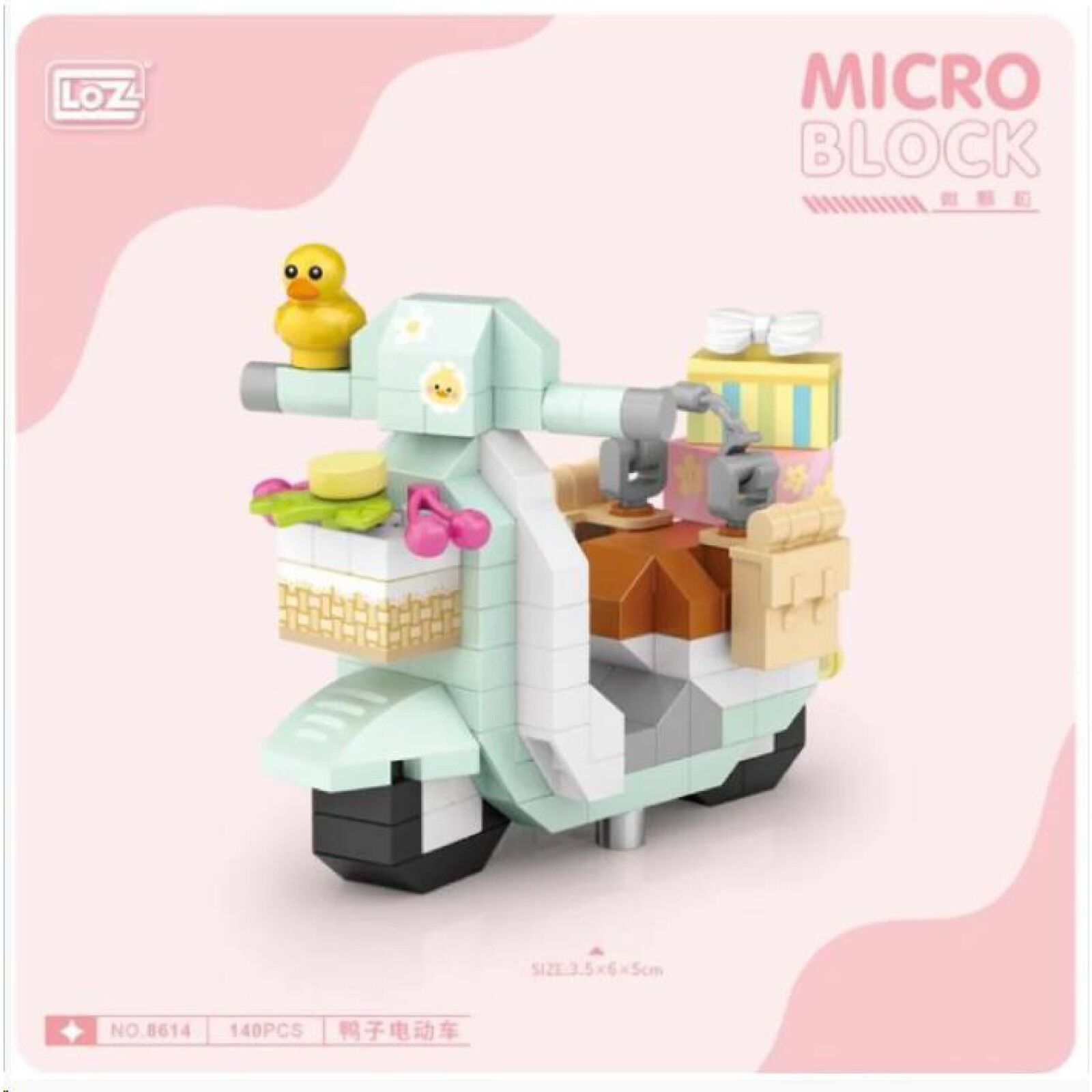 Loz Micro Blok 8613 - Civciv Motorsiklet